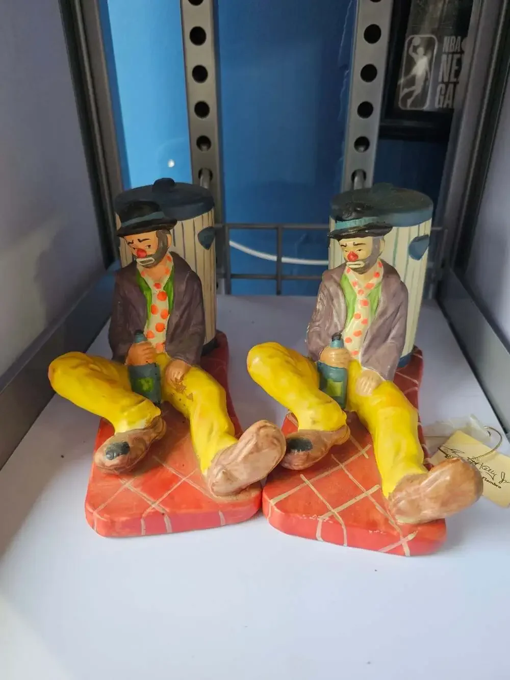Emmett Kelly Jr Drunk Again Bookend Figurine